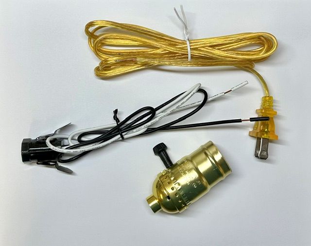 BRASS NITE-LITE KIT GOLD CORD